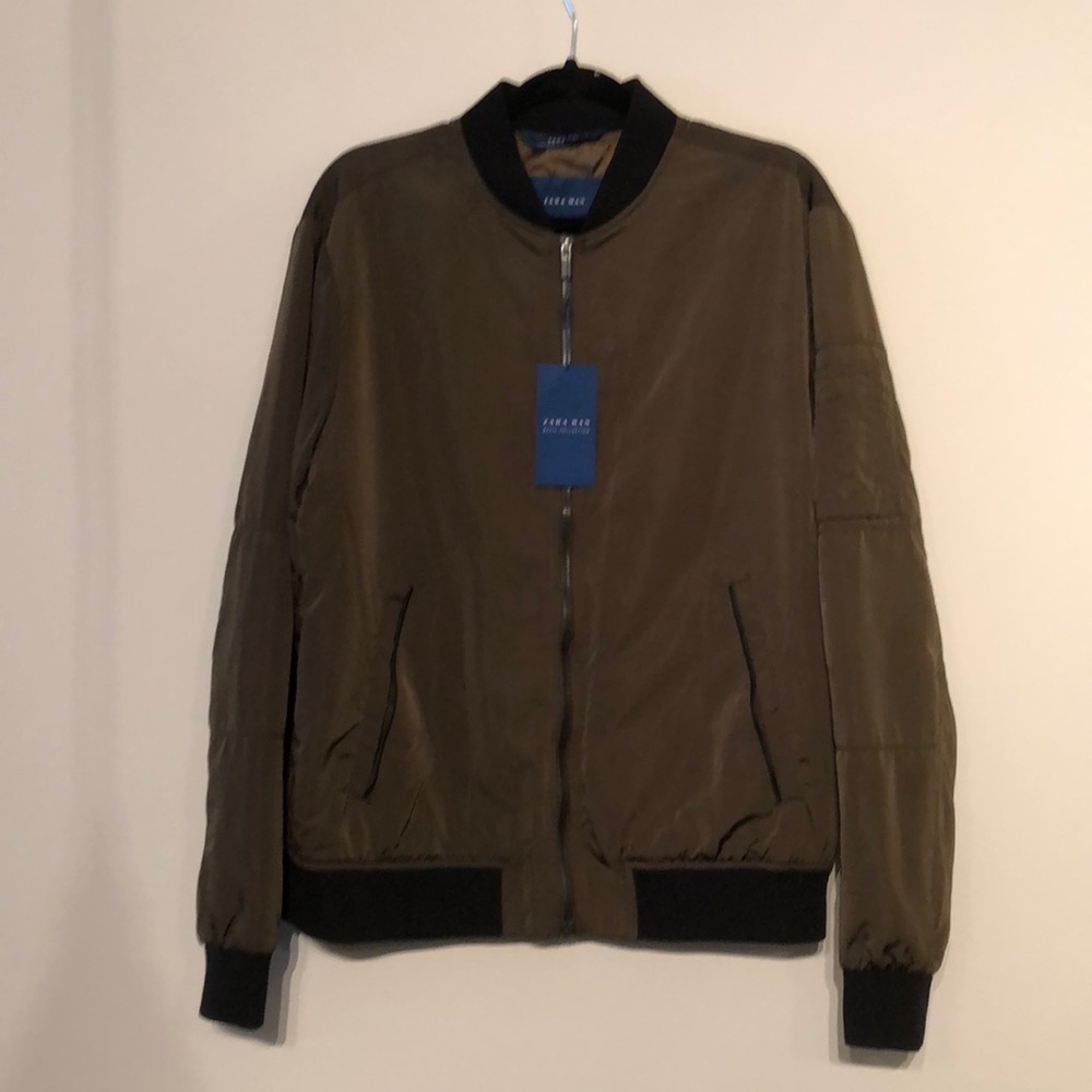 Zara Man Bomber Jacket XXL Never Worn Retails $50